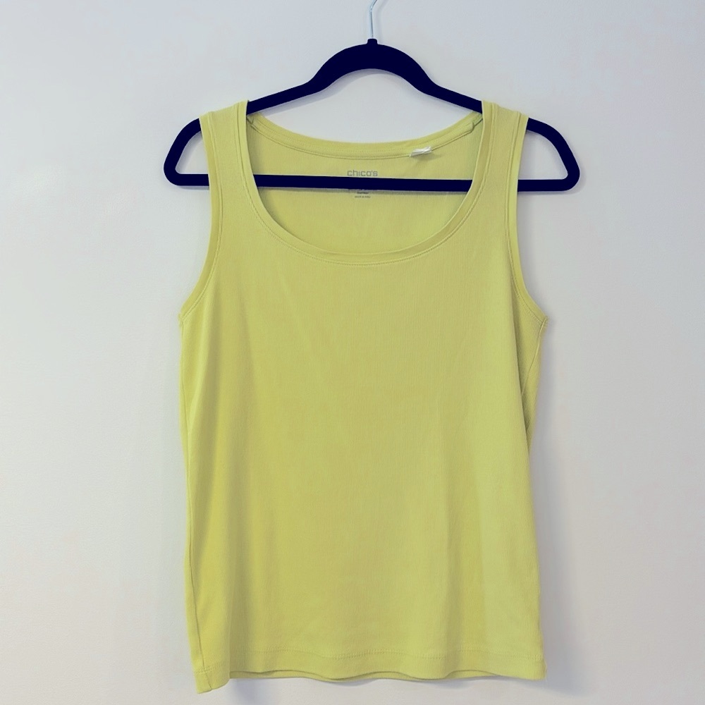 Chico's True Color ribbed tank